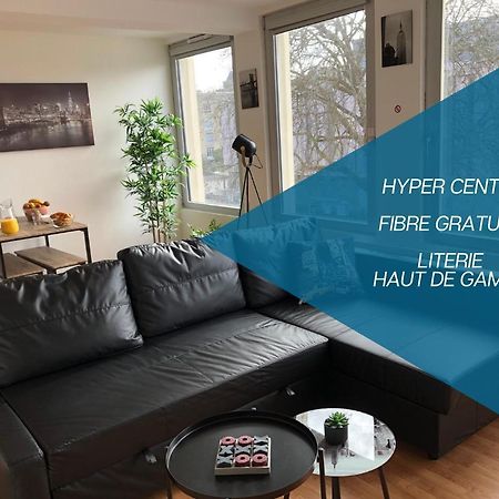 Hyper Centre - Wifi Fibre Gratuit - Jergweloh - Le New Yorkais Lägenhet Caen Exteriör bild