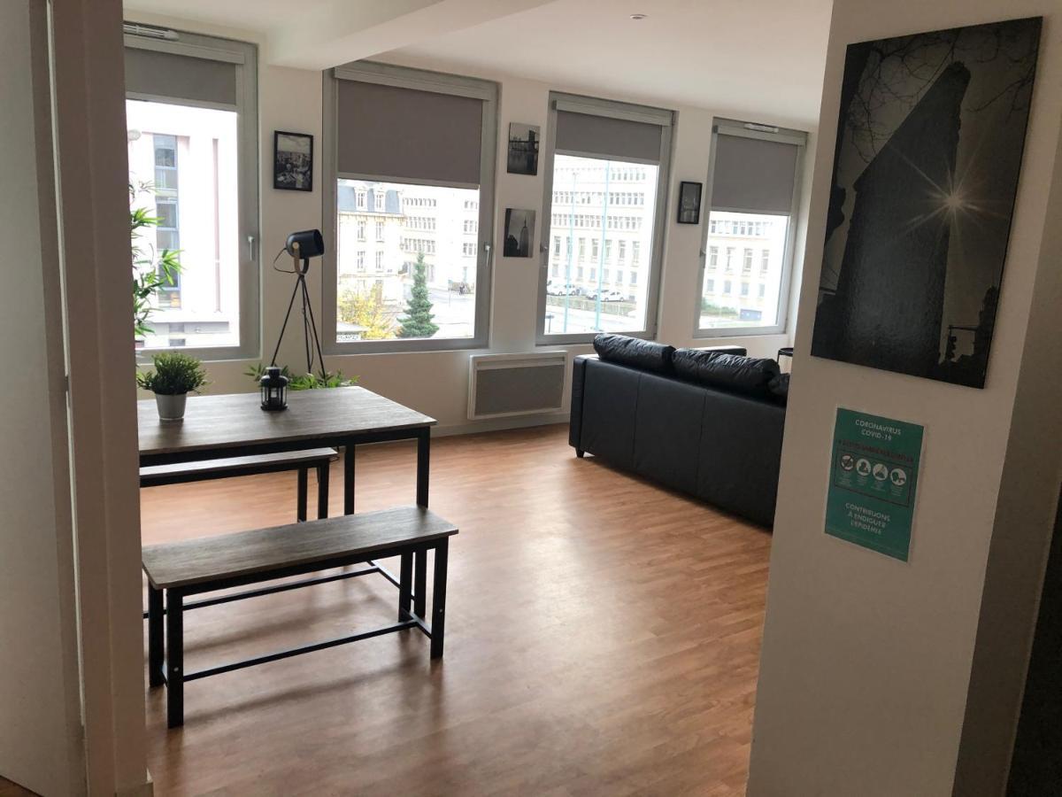 Hyper Centre - Wifi Fibre Gratuit - Jergweloh - Le New Yorkais Lägenhet Caen Exteriör bild