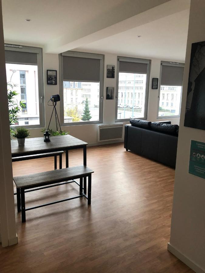 Hyper Centre - Wifi Fibre Gratuit - Jergweloh - Le New Yorkais Lägenhet Caen Exteriör bild